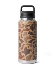 The Yeti Rambler 36oz Bottle with Chug Cap in Wetlands Camo
