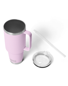 The Yeti Rambler 42oz Straw Mug in Cherry Blossom