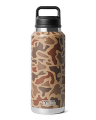 The Yeti Rambler 46oz Bottle with Chug Cap in Wetlands Camo