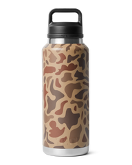 The Yeti Rambler 46oz Bottle with Chug Cap in Wetlands Camo