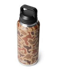 The Yeti Rambler 46oz Bottle with Chug Cap in Wetlands Camo