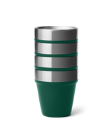 The Yeti Rambler Shot Glasses in Black Forest Green