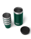 The Yeti Rambler Shot Glasses in Black Forest Green