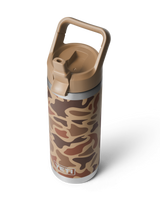 The Yeti Rambler 18oz Straw Bottle in Wetlands Camo