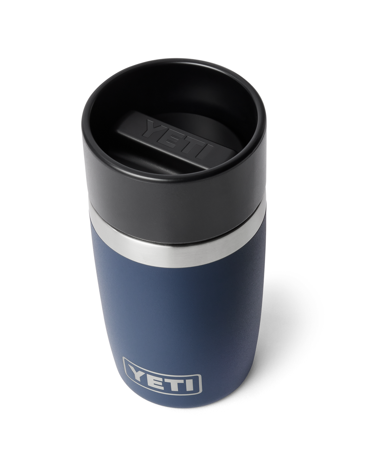 The Yeti Rambler 8oz Travel Bottle in Navy