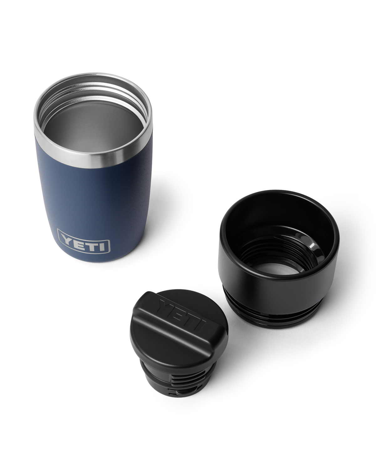 The Yeti Rambler 8oz Travel Bottle in Navy