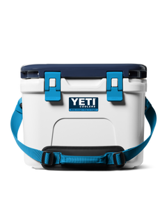 Roadie 15 Cooler in White & Blue