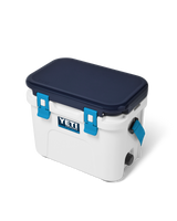 Roadie 15 Cooler in White & Blue