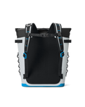 Hopper M20 Soft Backpack Cooler in Fog Grey & Blue