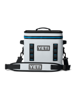 Hopper Flip 12 Soft Cooler in Fog Grey & Blue