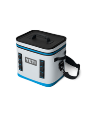 Hopper Flip 12 Soft Cooler in Fog Grey & Blue