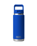 Rambler 26oz Bottle with Straw Cap in Royal Blue