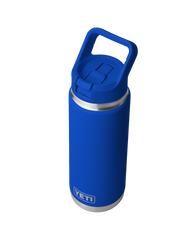 Rambler 26oz Bottle with Straw Cap in Royal Blue