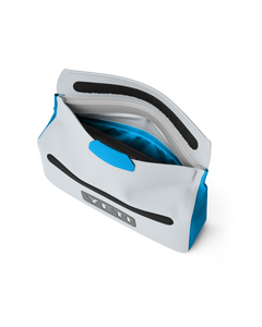 Sidekick Dry 3L Waterproof Gear Case in Fog Grey & Blue