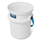 LoadOut 5-Gallon Bucket in White & Blue