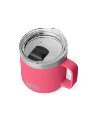 The Yeti Rambler 14oz Stackable Mug with DuraSip™ Ceramic Lining in Tropical Pink