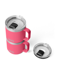The Yeti Rambler 14oz Stackable Mug with DuraSip™ Ceramic Lining in Tropical Pink