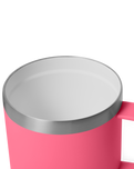The Yeti Rambler 14oz Stackable Mug with DuraSip™ Ceramic Lining in Tropical Pink