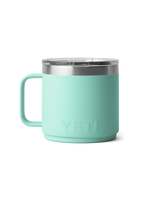The Yeti Rambler 14oz Stackable Mug with DuraSip™ Ceramic Lining in Seafoam