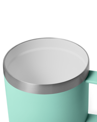 The Yeti Rambler 14oz Stackable Mug with DuraSip™ Ceramic Lining in Seafoam