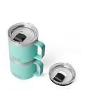 The Yeti Rambler 14oz Stackable Mug with DuraSip™ Ceramic Lining in Seafoam