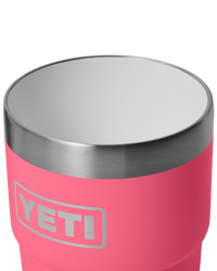 Rambler 8oz Stackable Tumbler with DuraSip™ Ceramic Lining in Tropical Pink