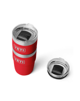 Rambler 8oz Stackable Tumbler with DuraSip™ Ceramic Lining in Rescue Red