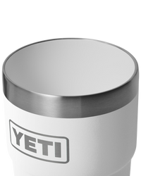 Rambler 8oz Stackable Tumbler with DuraSip™ Ceramic Lining in White