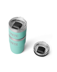 Rambler 8oz Stackable Tumbler with DuraSip™ Ceramic Lining in Seafoam