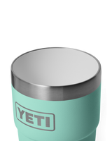 Rambler 8oz Stackable Tumbler with DuraSip™ Ceramic Lining in Seafoam