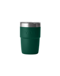 Rambler 8oz Stackable Tumbler with DuraSip™ Ceramic Lining in Black Forest Green