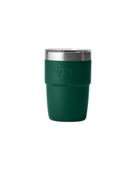 Rambler 8oz Stackable Tumbler with DuraSip™ Ceramic Lining in Black Forest Green
