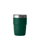 Rambler 8oz Stackable Tumbler with DuraSip™ Ceramic Lining in Black Forest Green
