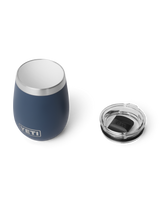 Rambler 10oz Wine Tumbler with Durasip™ Ceramic Lining in Navy