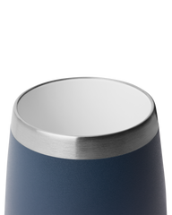 Rambler 10oz Wine Tumbler with Durasip™ Ceramic Lining in Navy