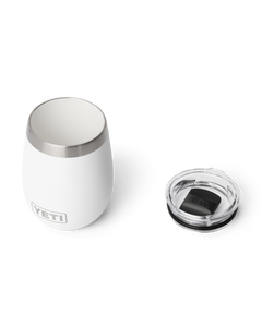 Rambler 10oz Wine Tumbler with Durasip™ Ceramic Lining in White