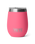 Rambler 10oz Wine Tumbler with Durasip™ Ceramic Lining in Tropical Pink