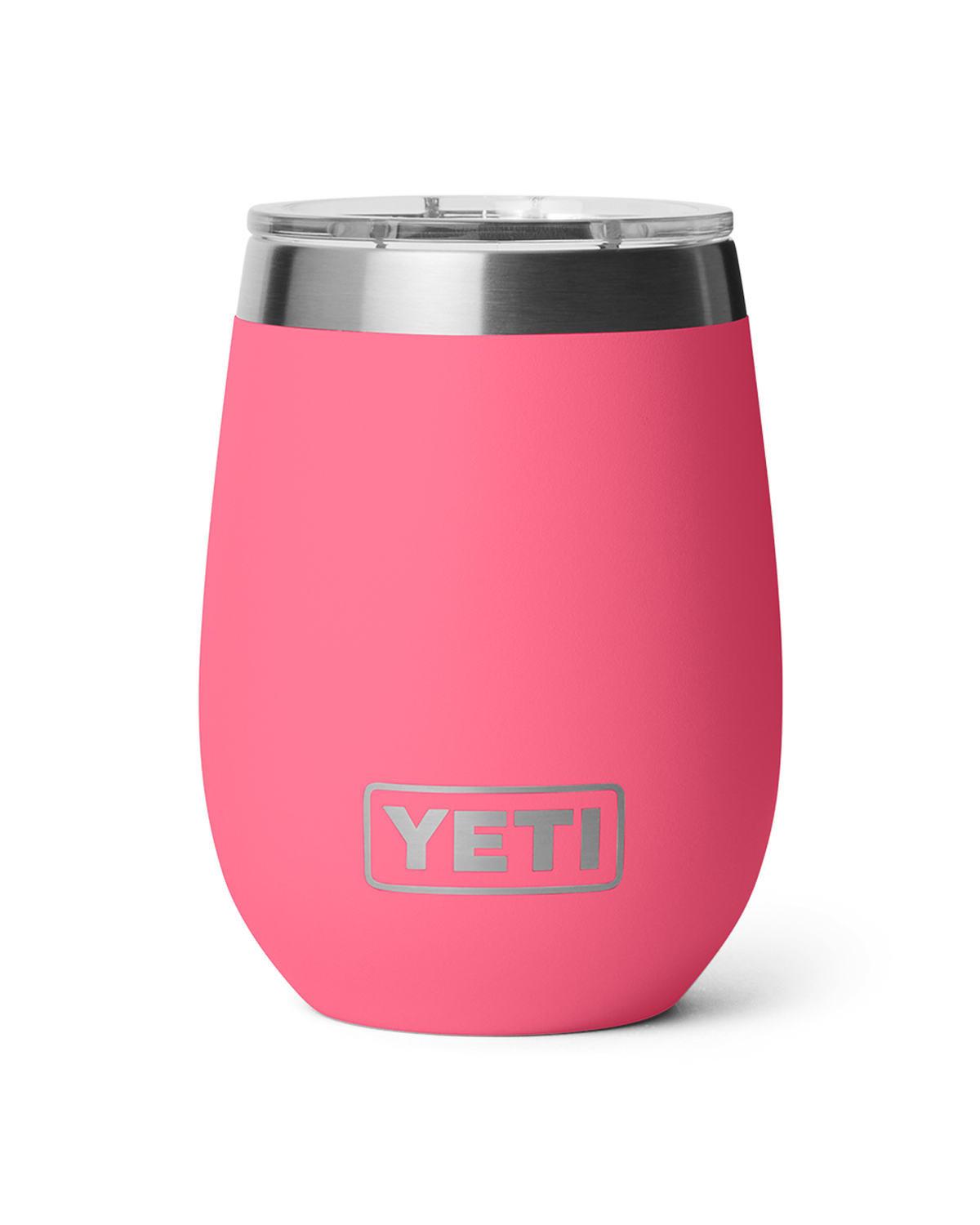 Rambler 10oz Wine Tumbler with Durasip™ Ceramic Lining in Tropical Pink