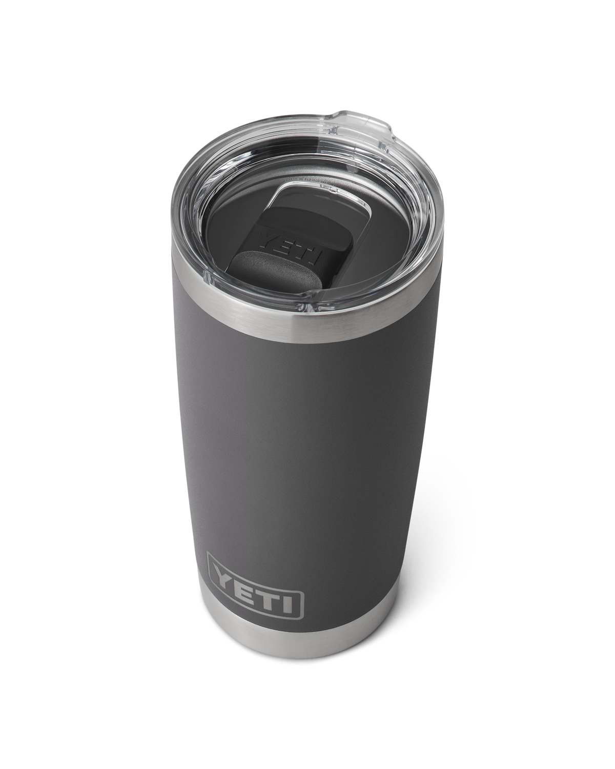 The Yeti Rambler 20oz Tumbler in Charcoal