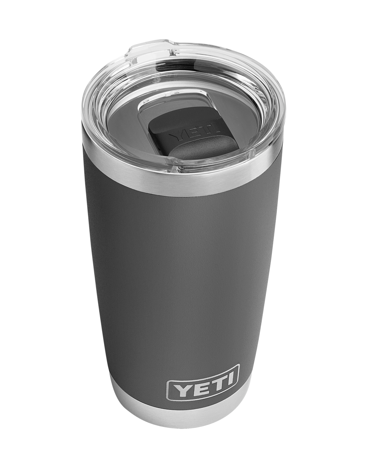 The Yeti Rambler 20oz Tumbler in Charcoal