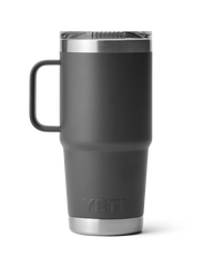 The Yeti Rambler 20oz Travel Mug in Charcoal