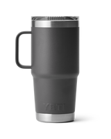 The Yeti Rambler 20oz Travel Mug in Charcoal