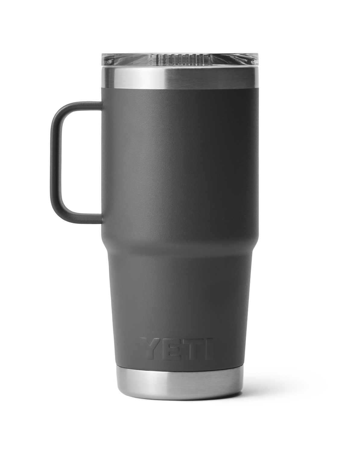 The Yeti Rambler 20oz Travel Mug in Charcoal
