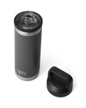 The Yeti Rambler 18oz Bottle with Chug Cap in Charcoal