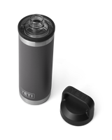 The Yeti Rambler 18oz Bottle with Chug Cap in Charcoal