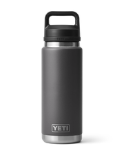 The Yeti Rambler 26oz Bottle with Chug Cap in Charcoal