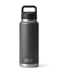 The Yeti Rambler 36oz Bottle with Chug Cap in Charcoal