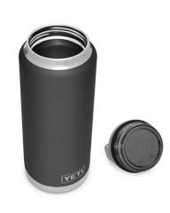 The Yeti Rambler 36oz Bottle with Chug Cap in Charcoal