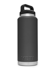 The Yeti Rambler 36oz Bottle with Chug Cap in Charcoal