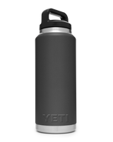 The Yeti Rambler 36oz Bottle with Chug Cap in Charcoal